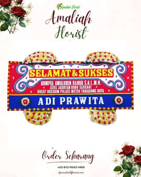 Papan Bunga Ucapan Selamat Getasblawong